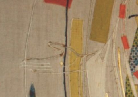 Applique Hanging - outstreched arm detail