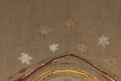 Applique Hanging - stars detail