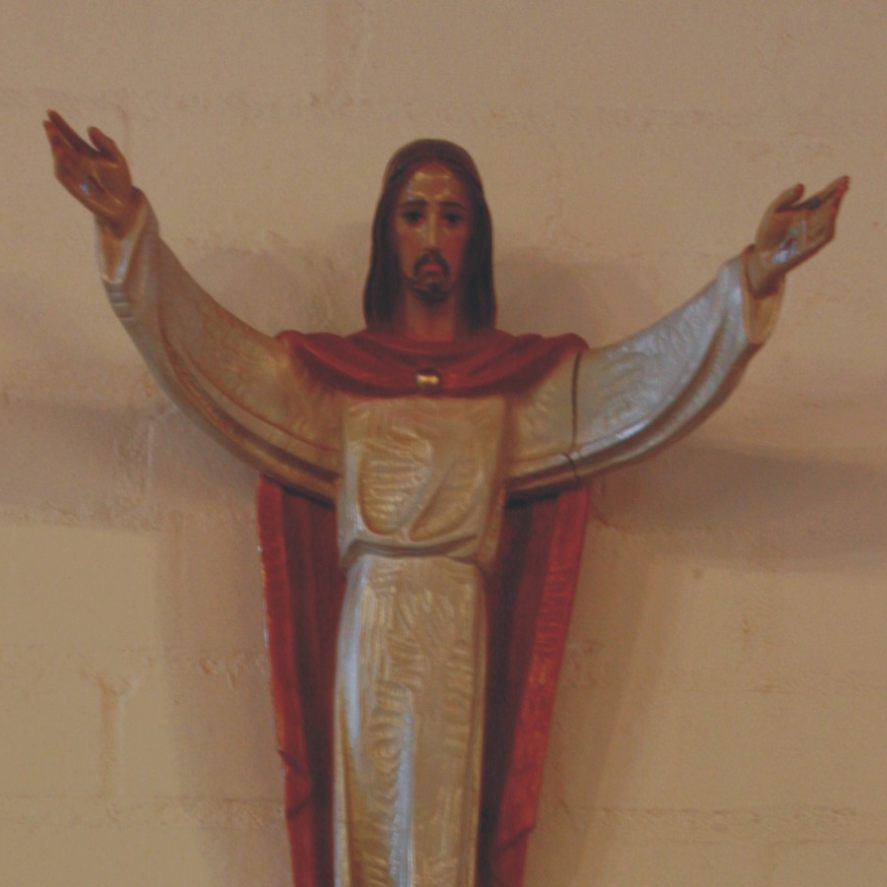 St Cuthberts - figure of Christ detail