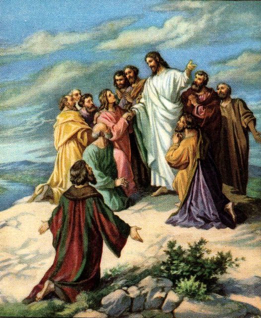 Jesus commissions the Disciples